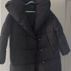 PrettyLittleThing Black Puffer Jacket